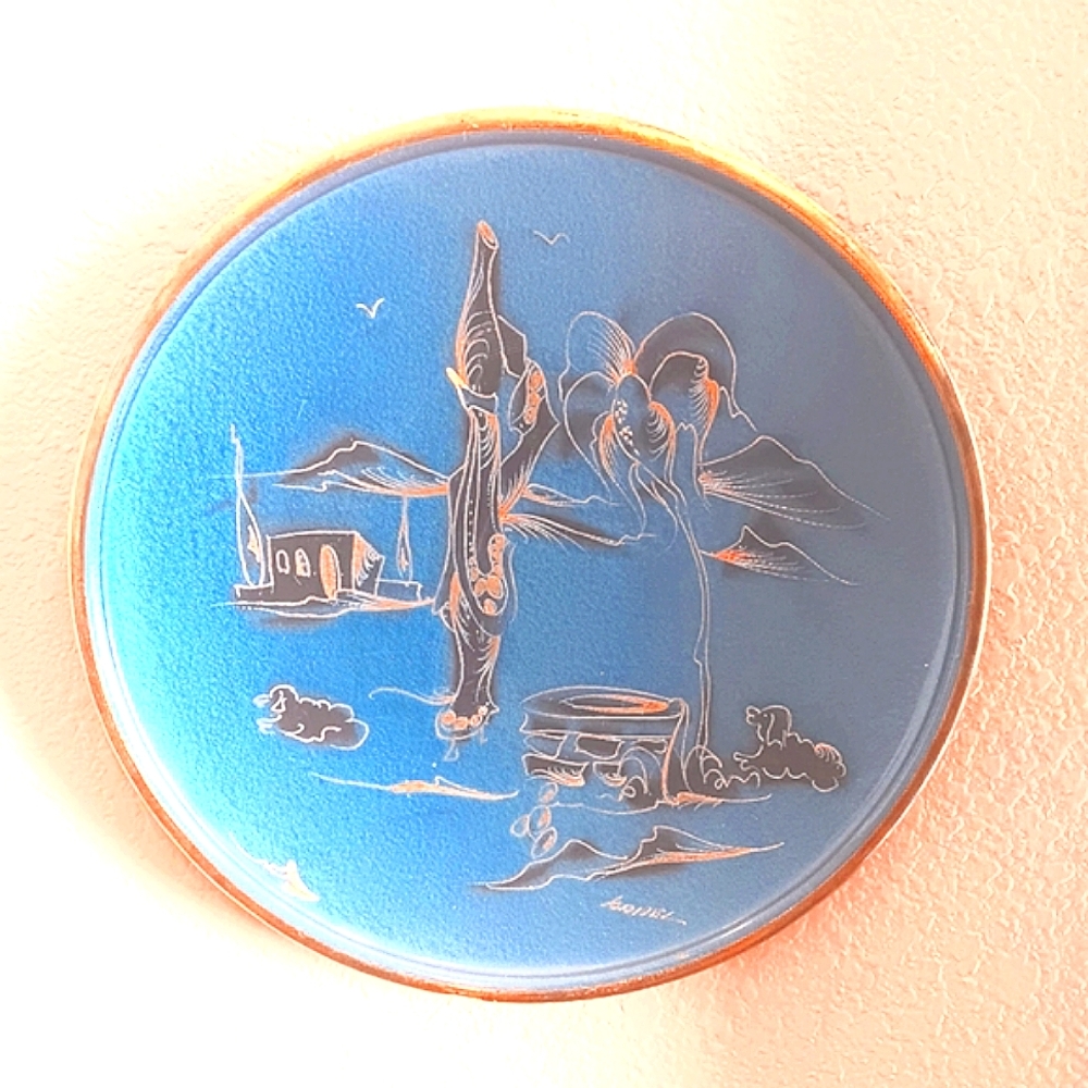 Vtg A.N. Oppenheim plate